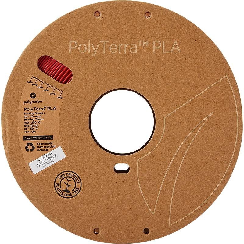 Filament Polymaker Polyterra Pla Army Red