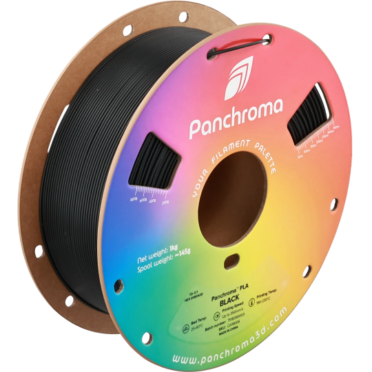 Filament Polymaker Panchroma PLA - Noir - Bobine 1 kg 1.75 mm