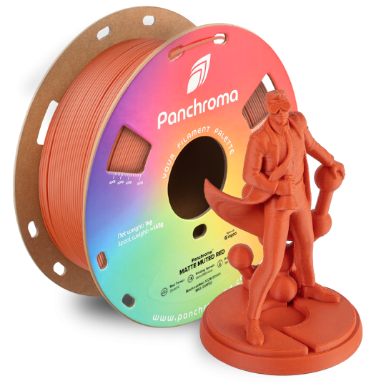 Filament PLA Polymaker Panchroma Matte - Muted Red - 1,75 mm - 1 kg