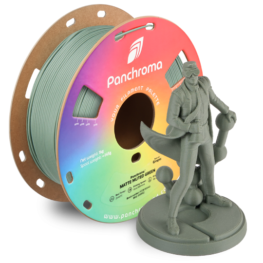 Filament Polymaker Panchroma™ PLA Matte Muted Green - 1,75 mm - 1 KG