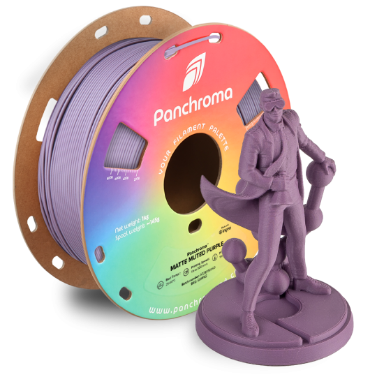 Filament Polymaker Panchroma™ PLA Matte Muted Purple - 1,75 mm - 1 KG