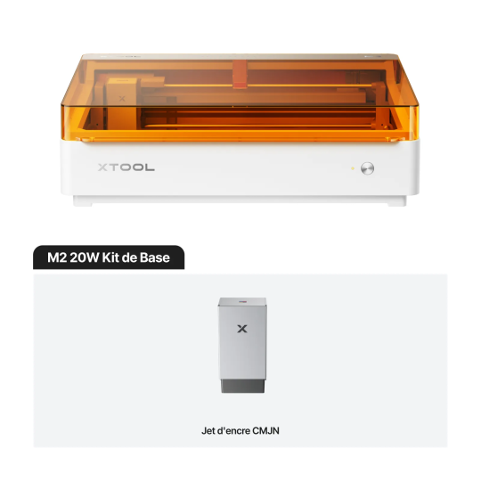 Découpeur et Imprimante xTool M2 20W Print & Cut - Blanc - Bureau
