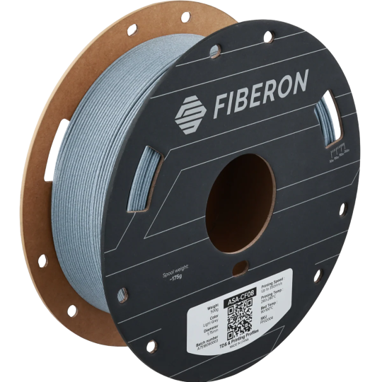 Polymaker Fiberon™ ASA-CF08 Gris Clair 500g