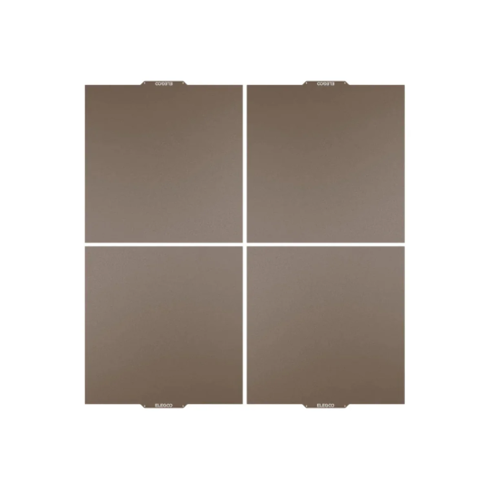 Kit 4 Plateaux PEI Elegoo OrangeStorm Giga — 410 × 410 mm