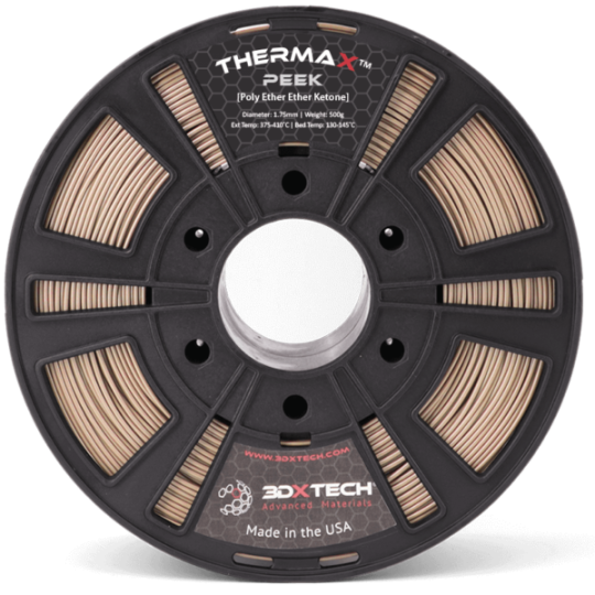 Filament 3DXTECH ThermaX™ PEEK 1,75 mm — Naturel