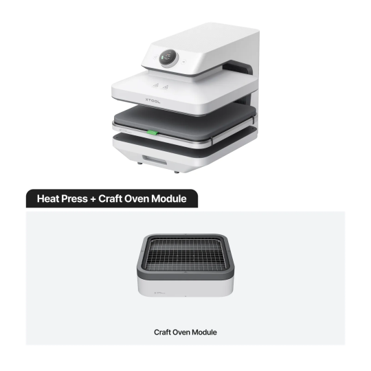 xTool WonderPress + Craft Oven Module Bundle (presse à chaud automatique + module four de cuisson)