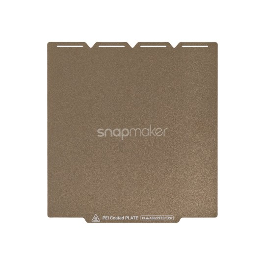 Plateau PEI texturé Snapmaker U1 (acier flexible, 270 × 270 mm)