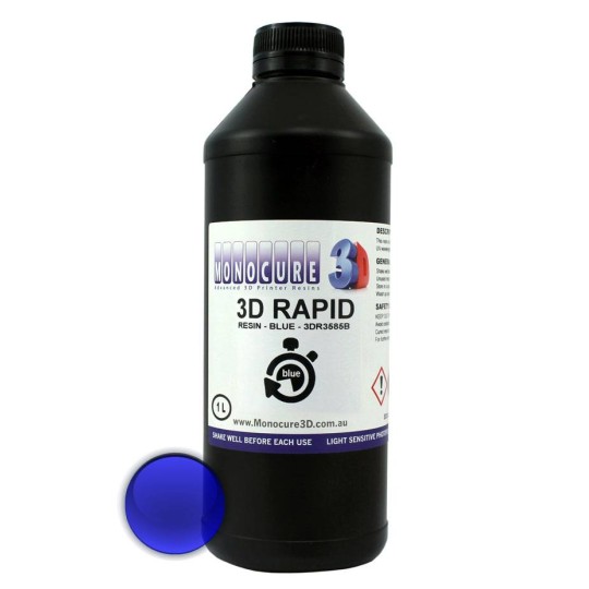 Résine Monocure3D rapid bleue 1L
