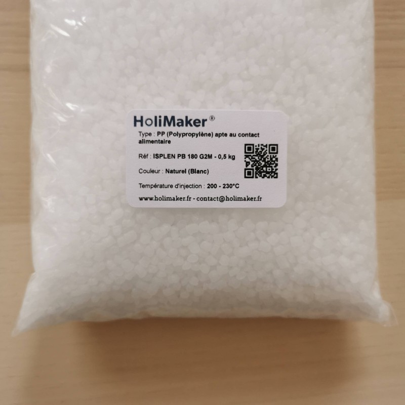 Granulés PP Contact alimentaire HOLIMAKER