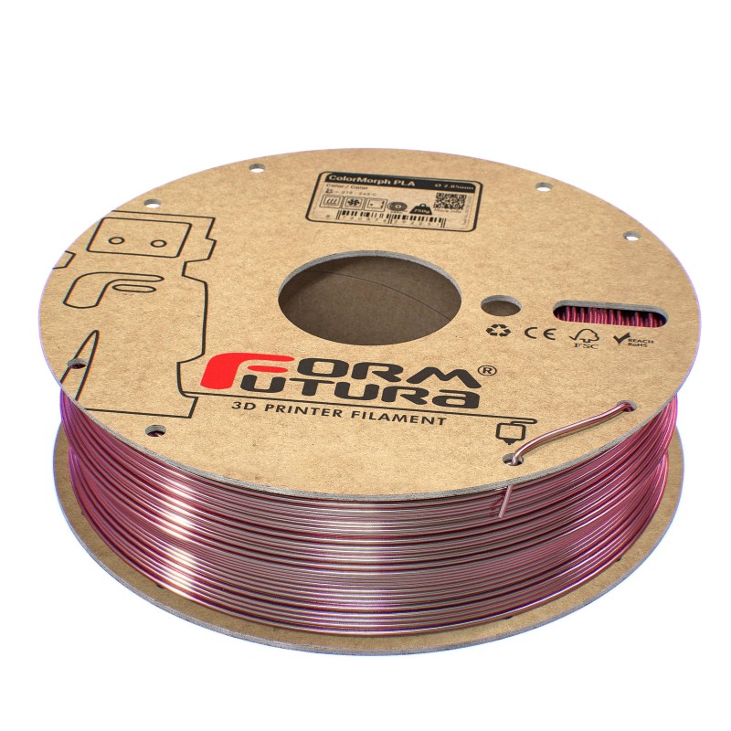 High Gloss PLA Colormorph Formfutura Magenta - Silver