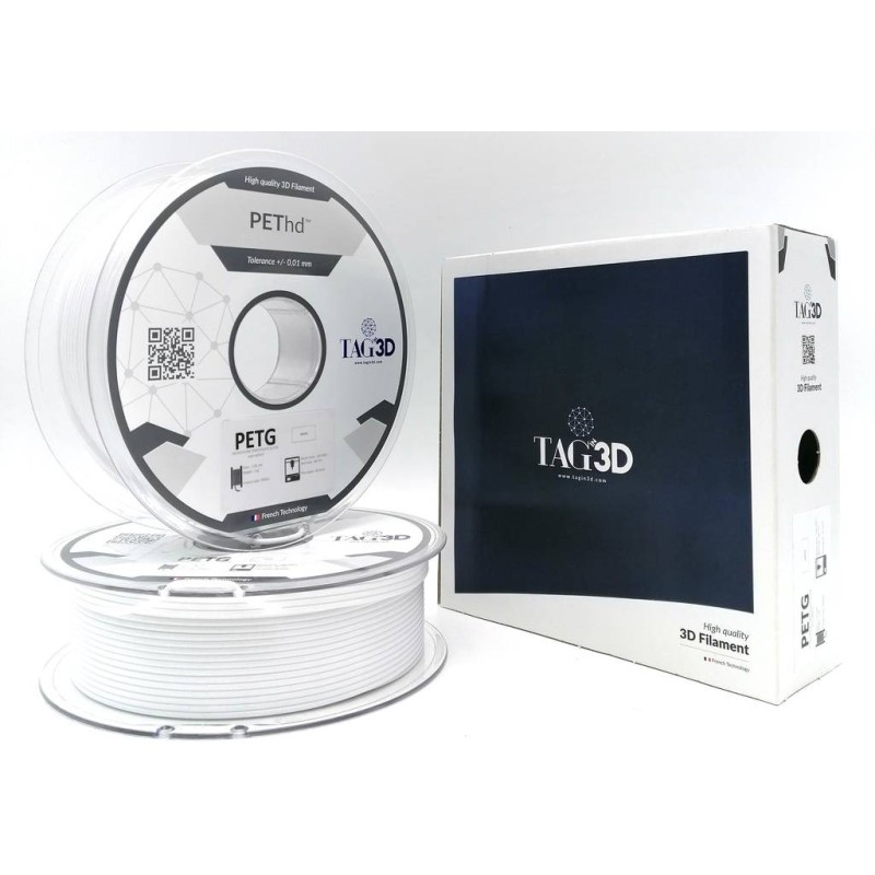 TAGin3D PET HD blanc