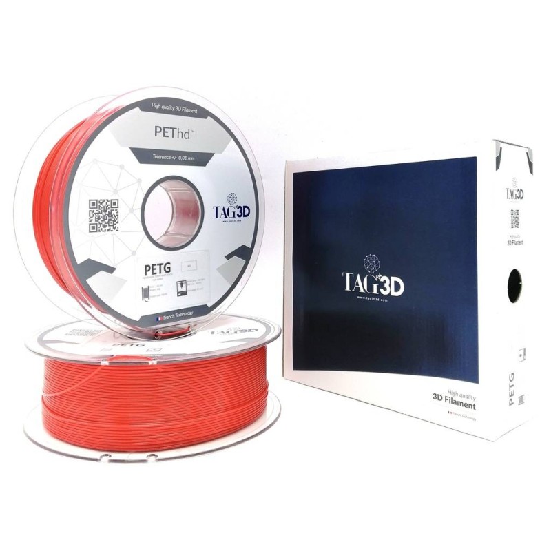 TAGin3D PET HD rouge