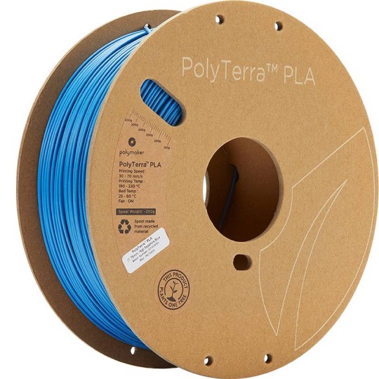 Filament PolyTerra Polymaker Bleu