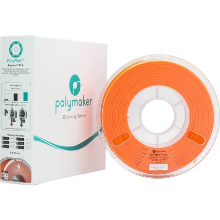 Filament Polymax PLA orange de Polymaker