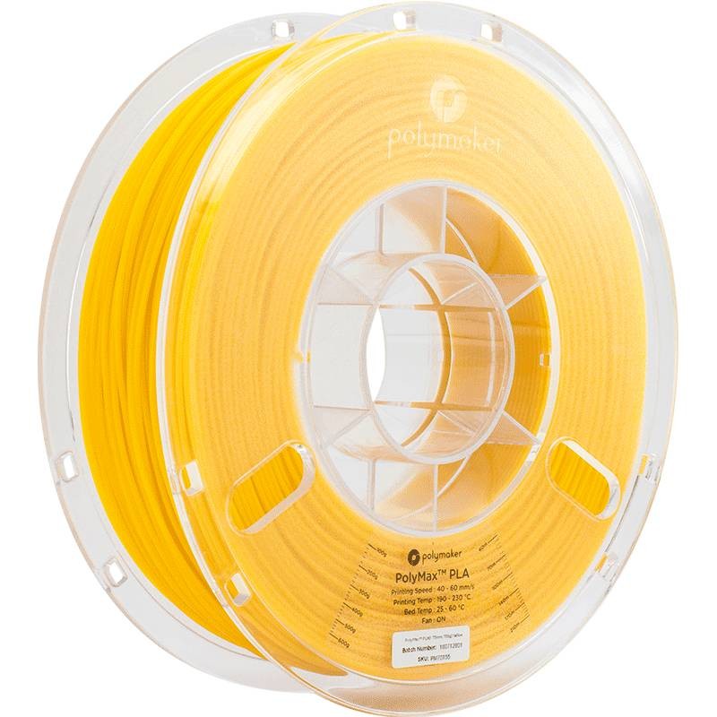 Filament Polymax PLA jaune de Polymaker
