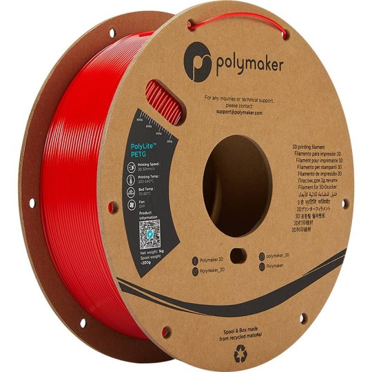 Polymaker - PETG Polylite Rouge