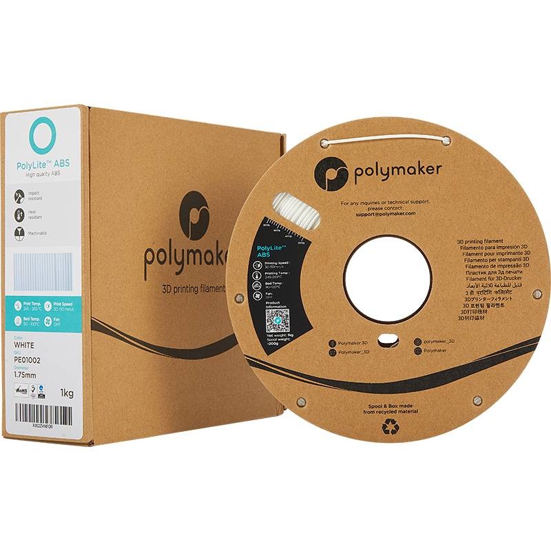 Polymaker - ABS Polylite blanc