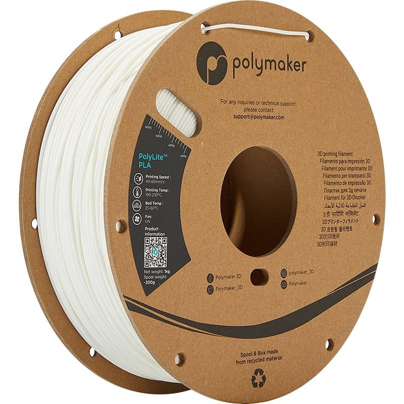 Polymaker PLA Polylite Blanc