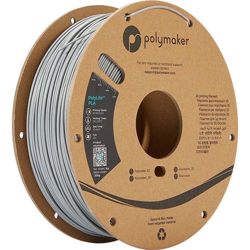 Polymaker PLA Polylite Gris