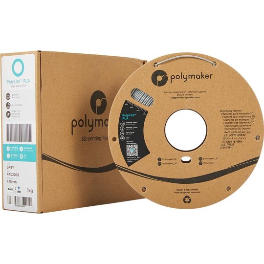 Polymaker PLA Polylite Gris