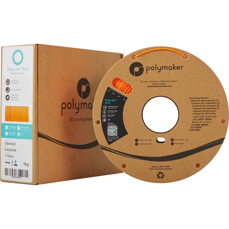 Polymaker PLA Polylite Orange
