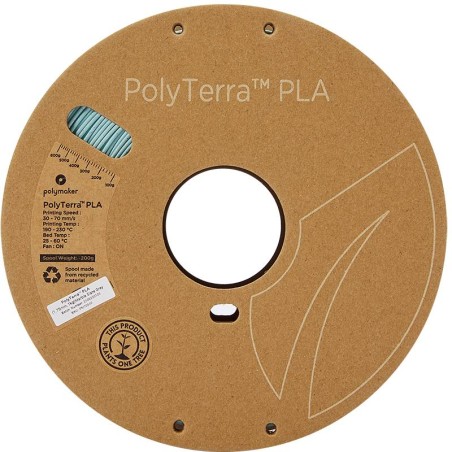 Filament PolyTerra Polymaker Marbre gris