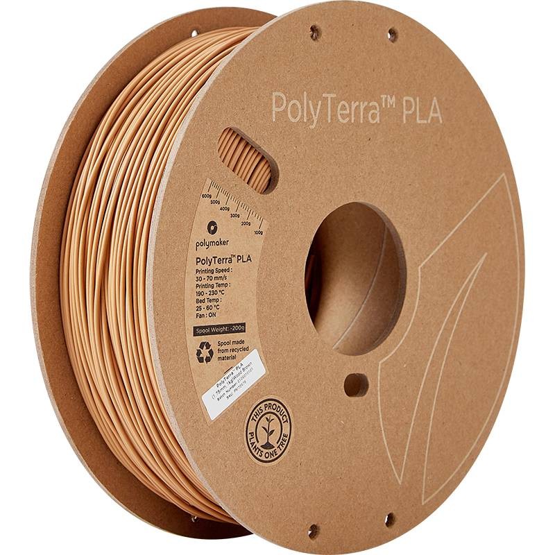 Filament Eco responsable Polymaker PolyTerra PLA Bois