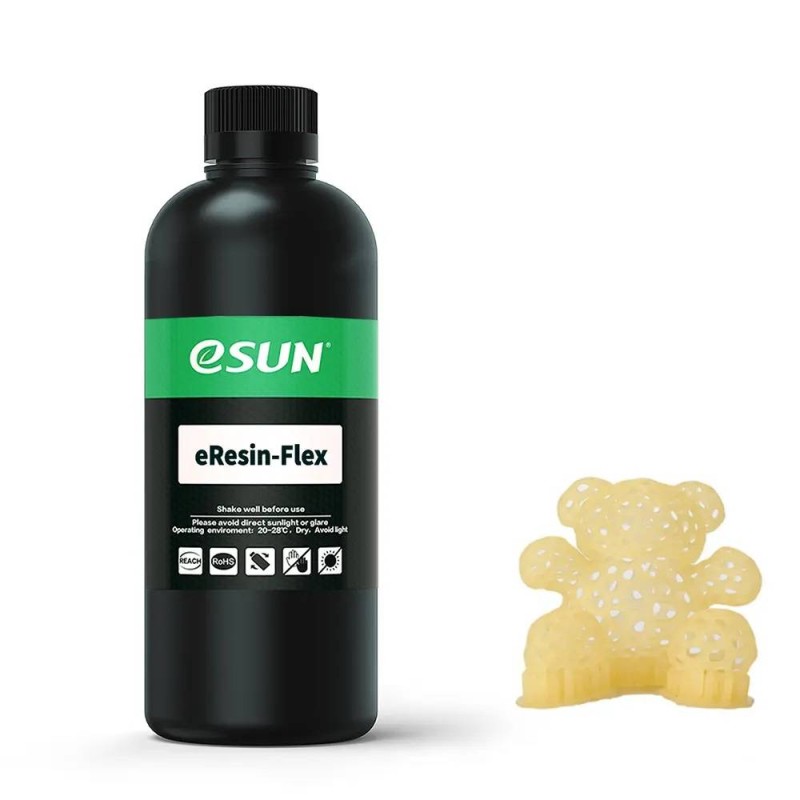 Résine eSun Flex Jaune Transparent 