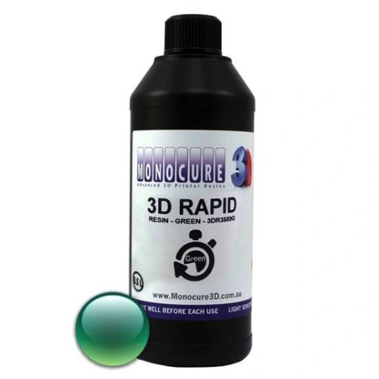 Résine Monocure 3D rapid resin verte