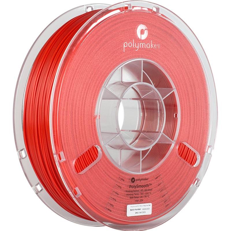 Filament PolySmooth rouge Polymaker