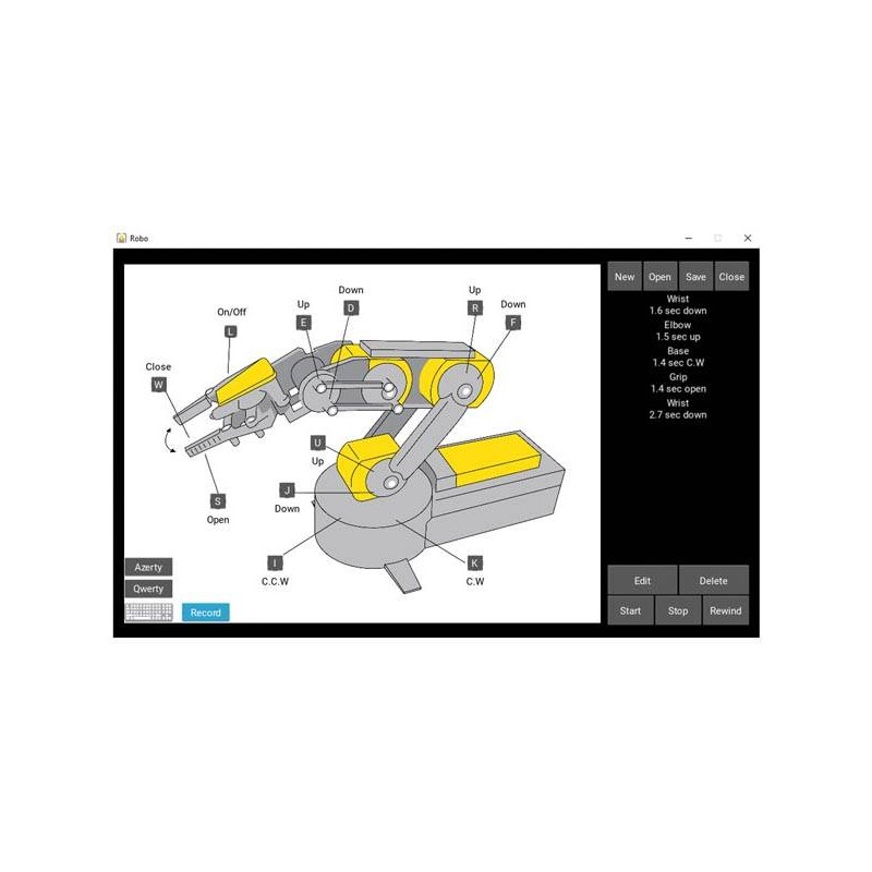 Interface USB pour bras robotique KSR10