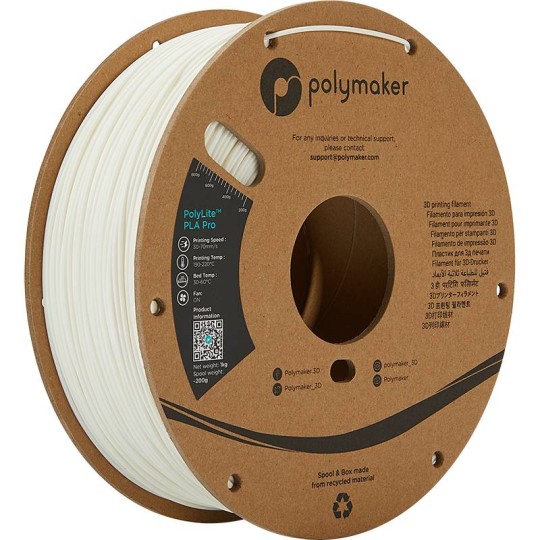 Polymaker Polylite PLA Pro Blanc