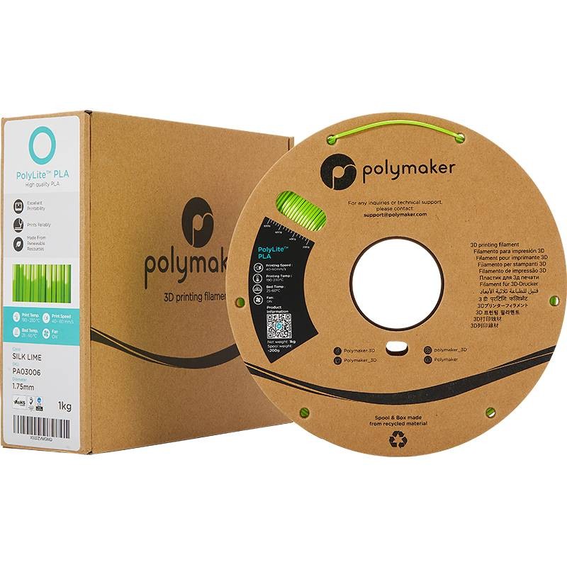 Polymaker Polylite PLA Silk Lime