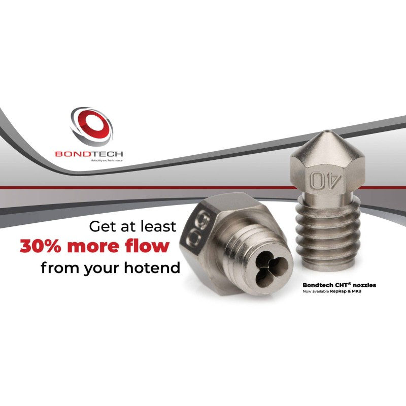 Buse Bondtech CHT nickelé MK8 1mm
