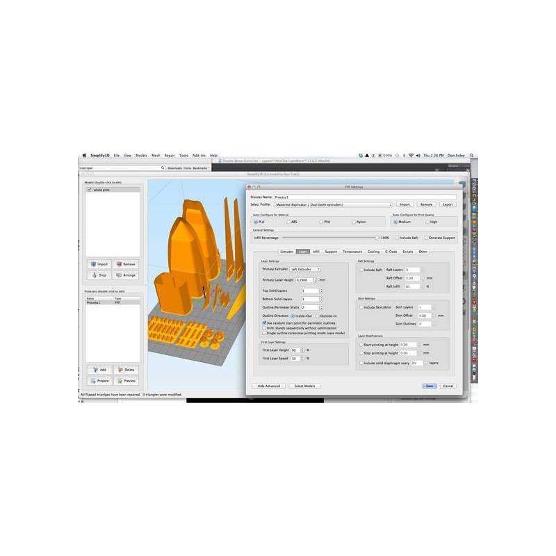 Logiciel Smplify3D