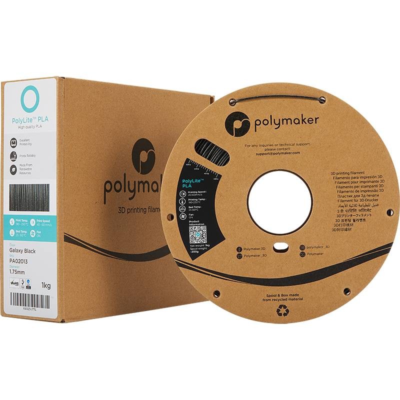 Polymaker Polylite PLA Galaxy Black