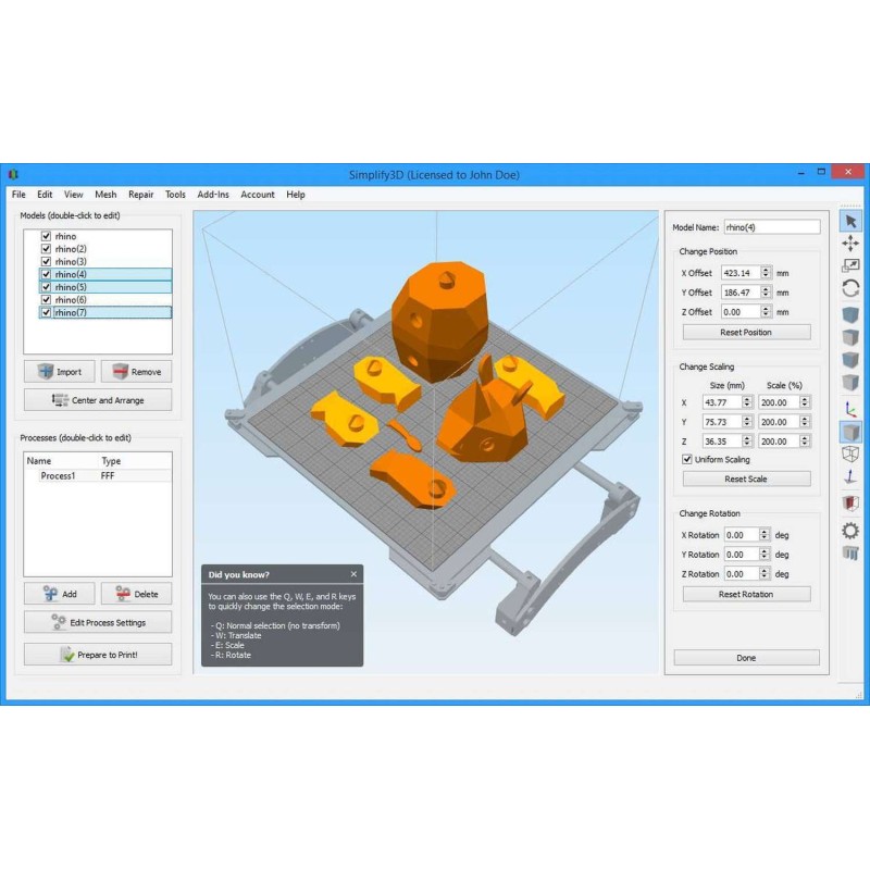 Logiciel Smplify3D