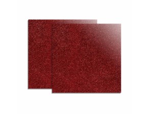 xTool Pack de 2 plaques Acryliques rouges pailletées