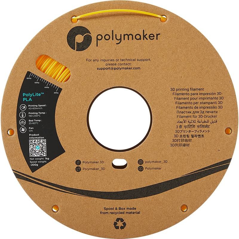 Polymaker PLA Polylite Jaune