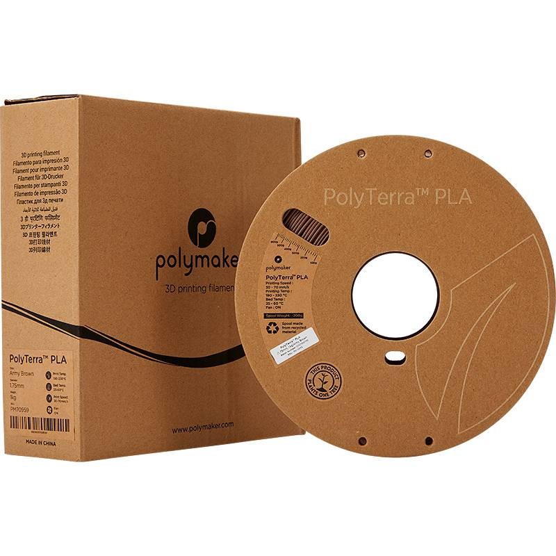 Polymaker PolyTerra PLA Army Brown