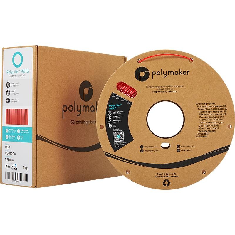 Polymaker - PETG Polylite Rouge