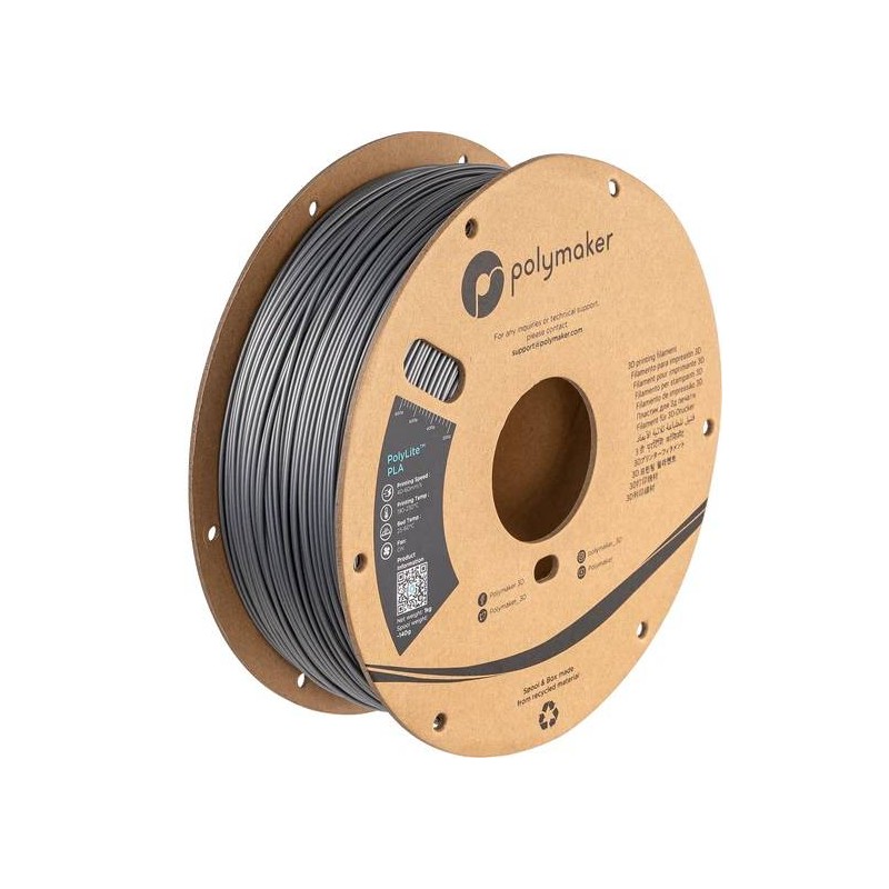 Polymaker PLA Polylite Steel Grey