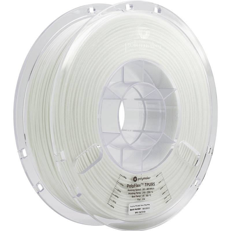 Filament Polymaker Polyflex Blanc
