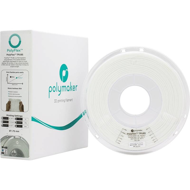 Filament Polymaker Polyflex Blanc