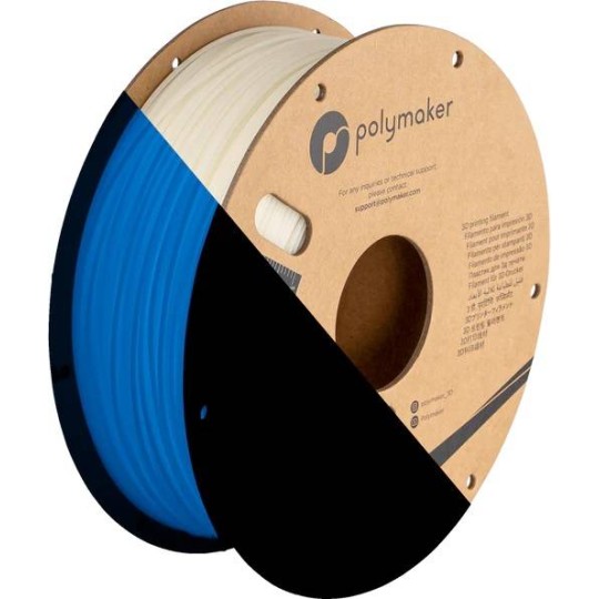 Filament PLA phosphorescent Polymaker Polylite PLA Glow in the Dark Blue
