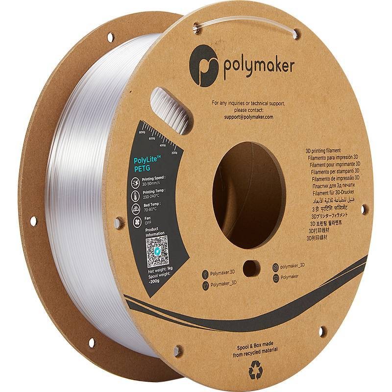 Polymaker PETG Polylite Translucide 2.85mm