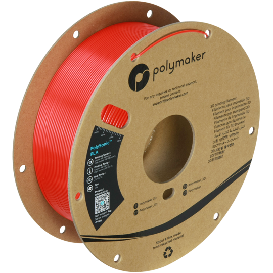 Polymaker PolySonic PLA Rouge (High Speed)