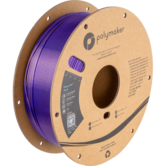 Polylite Dual Silk PLA Sovereign Gold-Purple