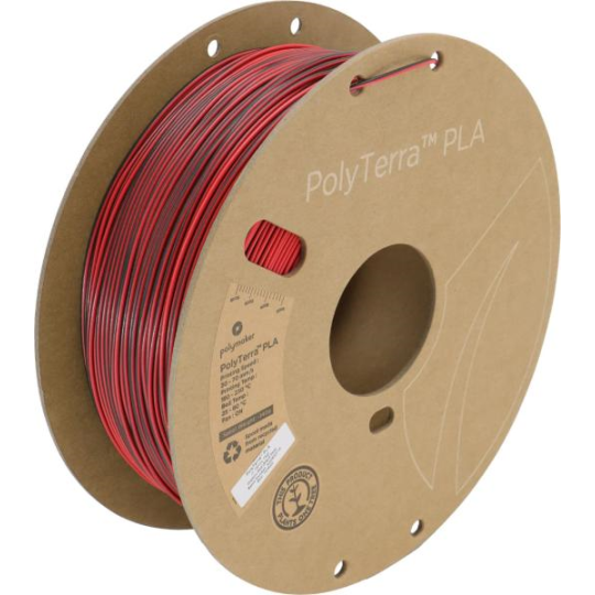 Polymaker PolyTerra PLA Dual Shadow Red (Rouge-Noir)