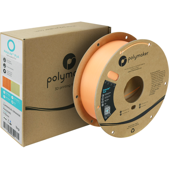 Polymaker Polylite PLA Luminous Orange